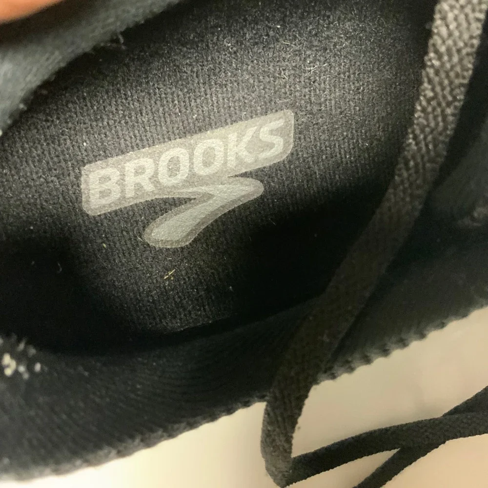 Brooks Revel 5 Mens Running Shoes Black Ebony Knit Athletic Sneakers 1103741D058